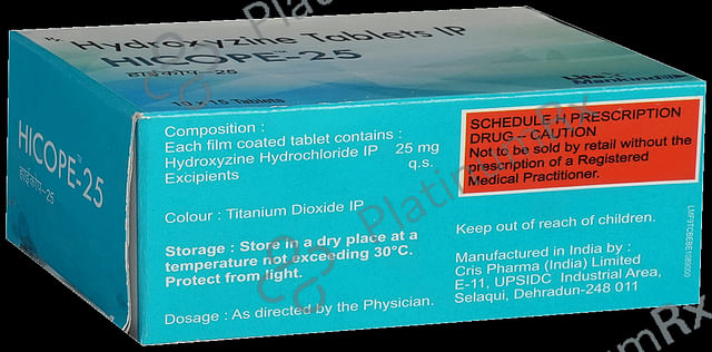 Hicope 25mg Tablet 15s