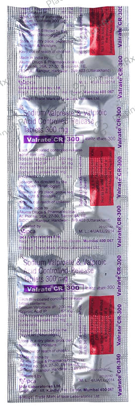 Valrate CR 300mg Tablet 10s