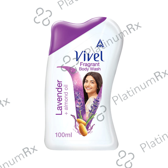 Vivel Lavender + Almond Oil Body Wash 100 ml