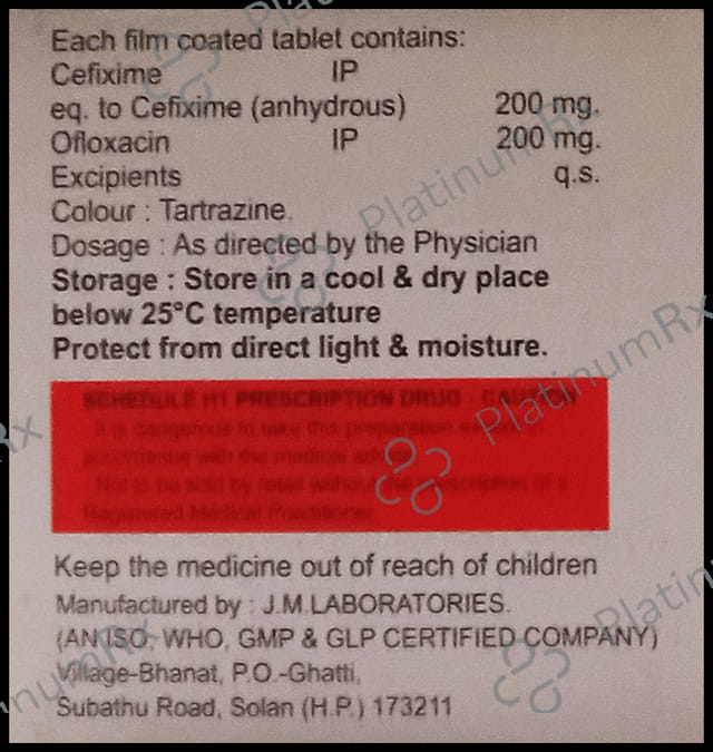 Biozim O 200/200mg Tablet 10s