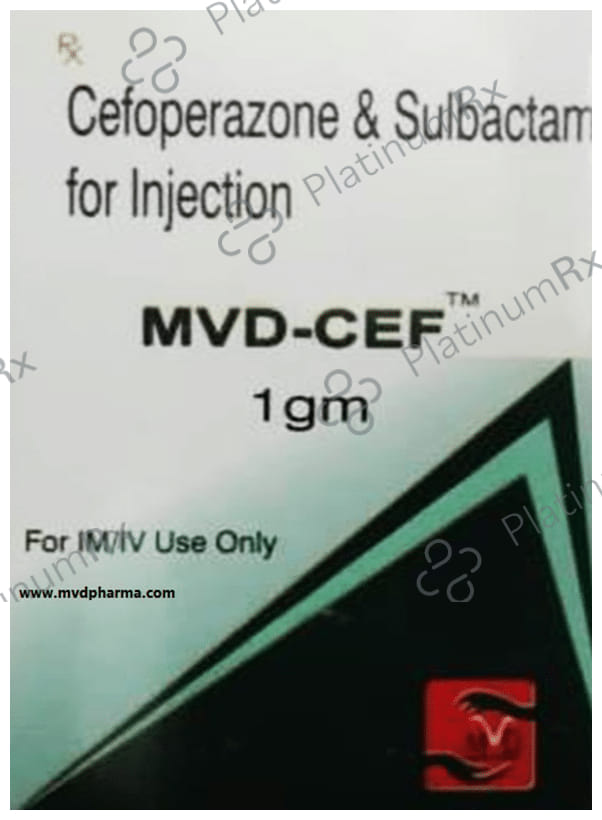 Mvd Cef 500mg/500mg Injection