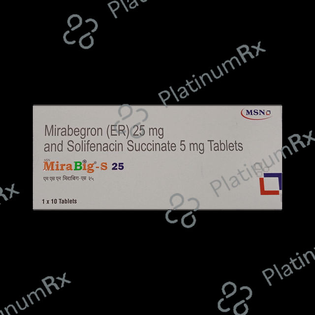 Mirabig S 25 Tablet ER 25/5mg 10s