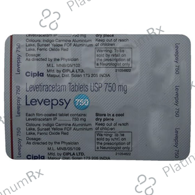Levepsy 750mg Tablet 10s