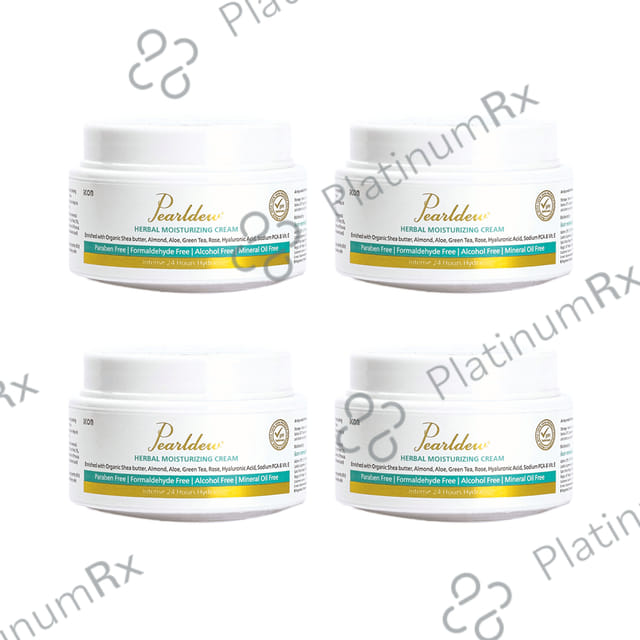 Pearldew Herbal Moisturizing Cream (50gm Each) 4 jar