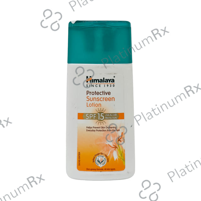 Himalaya Protective Sunscreen Lotion SPF 15 - Provides UVA/UVB Protection 50 ml