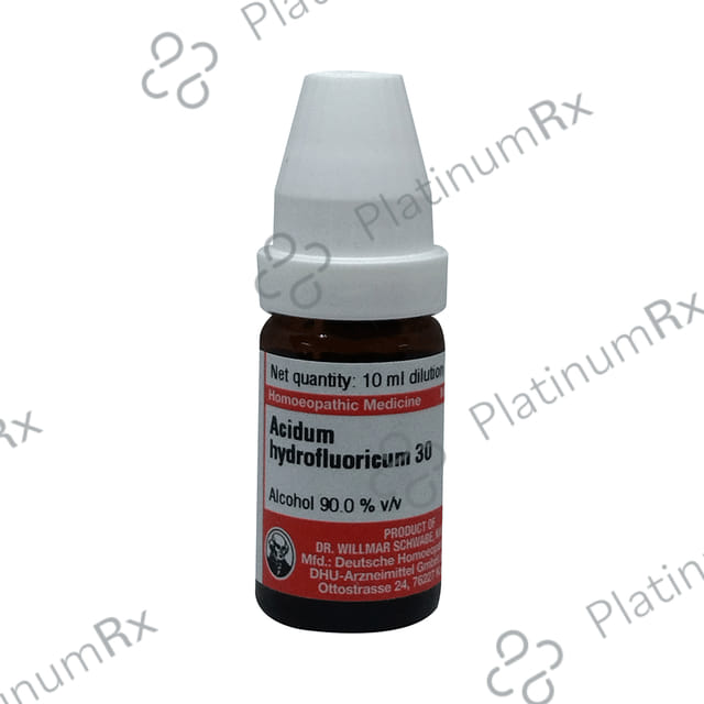Dr Willmar Schwabe Germany Acidum Hydrofluoricum Dilution 30
