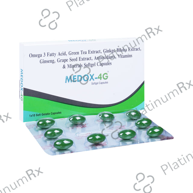 Medox 4G Soft Gelatin Capsule 10s
