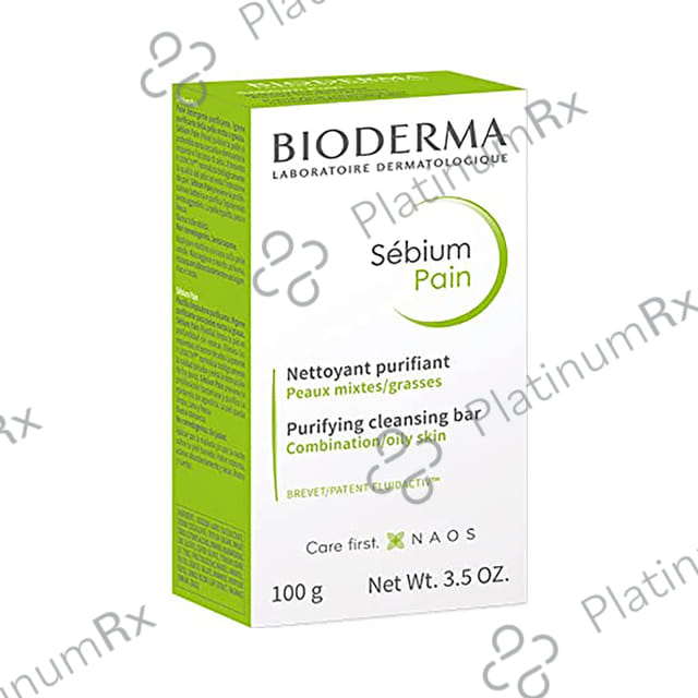 Bioderma Sebium Pain Purifying Cleansing Bar