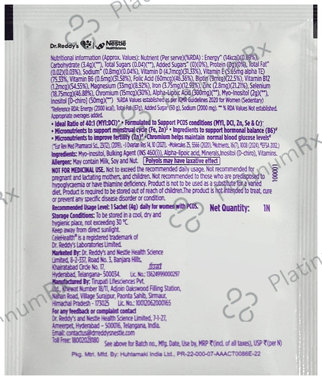 Celehealth Myo Sachet 1X4gm