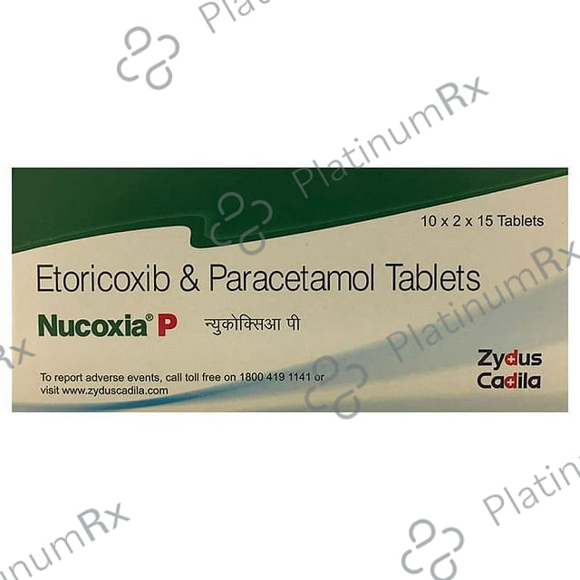 Nucoxia P 60/325mg Tablet 15s