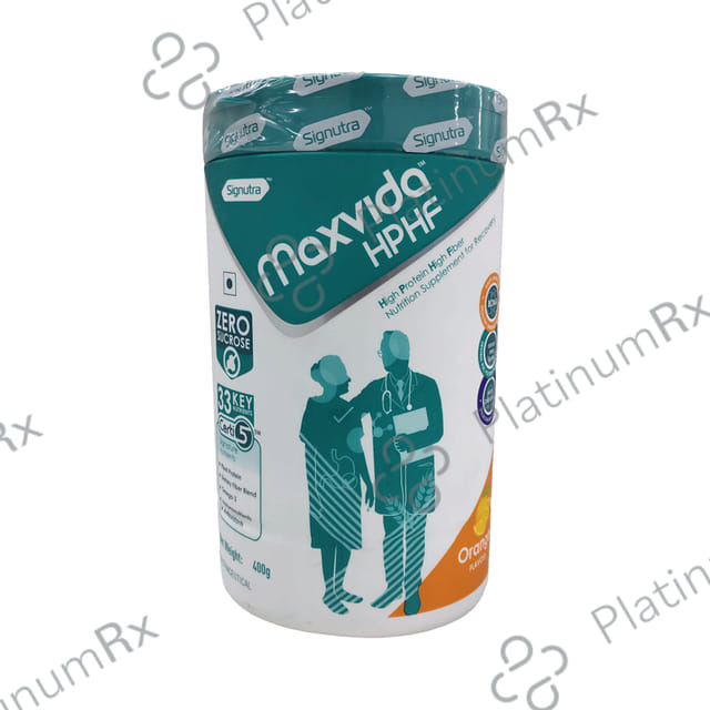Maxvida HPHF Orange Flavour Powder 400gm