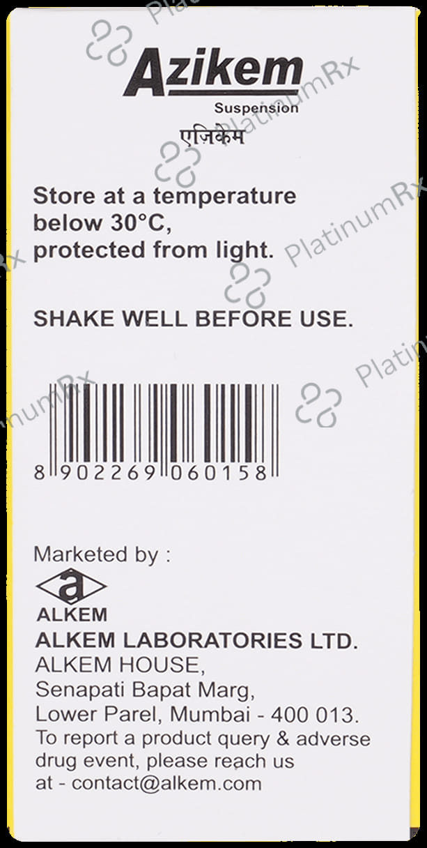 Azikem 100mg/5ml Oral Suspension