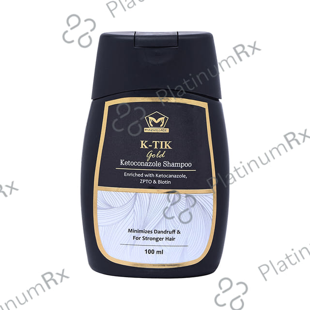 Maquillage Wellness K Tik Gold Ketoconazole Shampoo 100ml