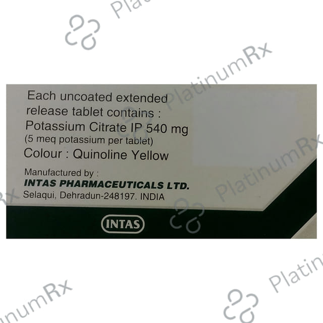 Potrate 540mg Tablet ER 10s