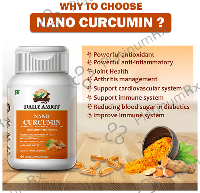 Daily Amrit Nano Curcumin Vegetarian Capsule