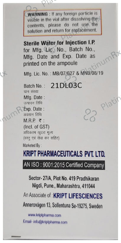 Cetroript Injection 1000