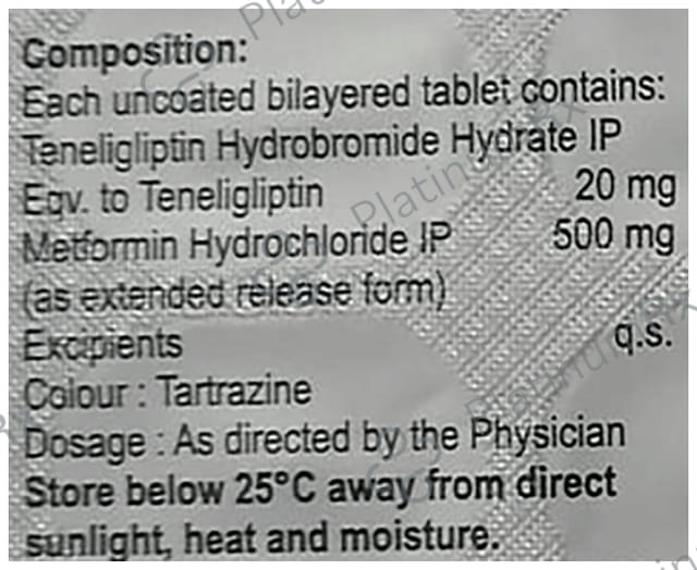 Tenlicret M 500/20mg Tablet 15s