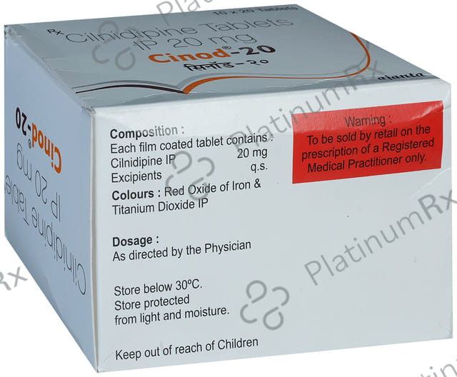 Cinod 20mg Tablet 20s
