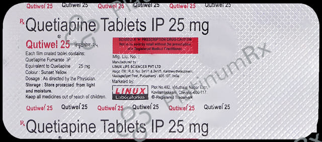 Qutiwel 25mg Tablet