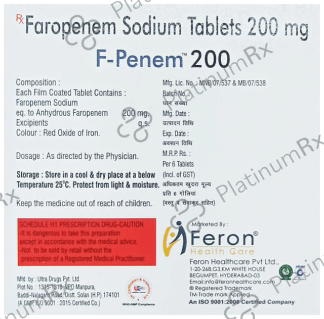 F-Penem 200 Tablet