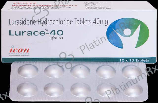 Lurace 40mg Tablet 10s
