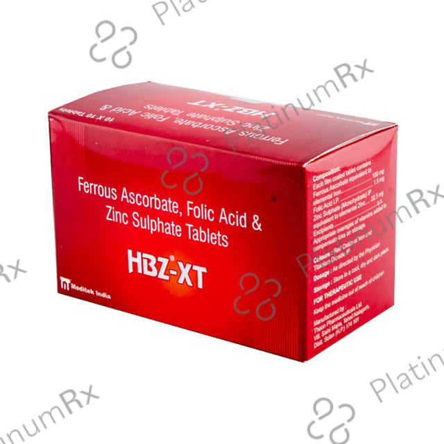 HBZ XT 60mg/500mcg Tablet 10s
