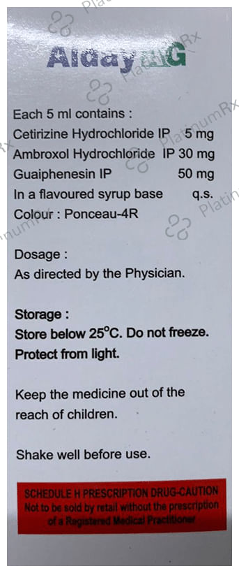 Alday AG Syrup 50 Syrup