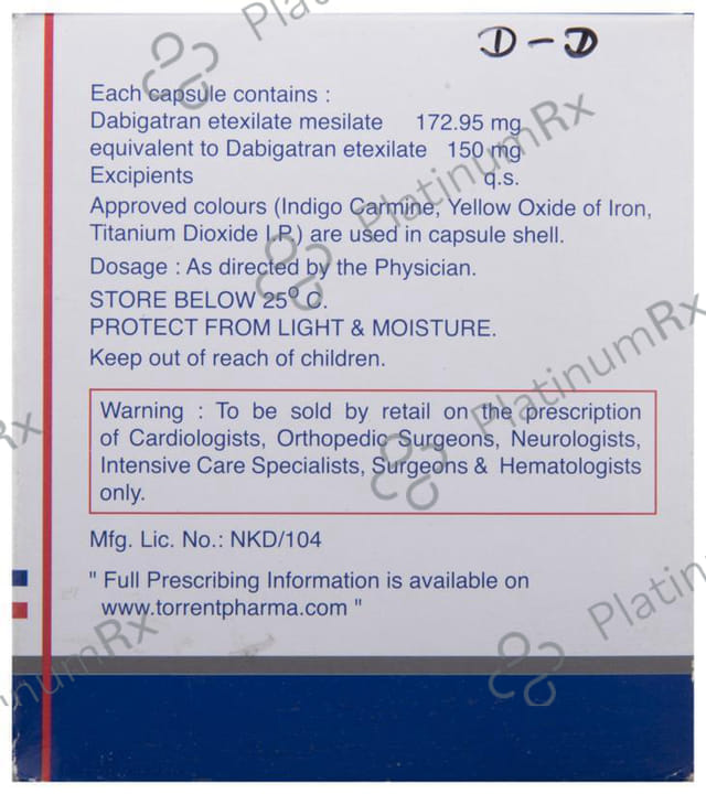 Afogatran 150mg Capsule 10s