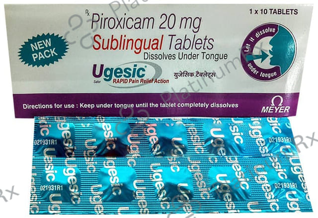 Ugesic 20mg Sublingual Tablet 10s