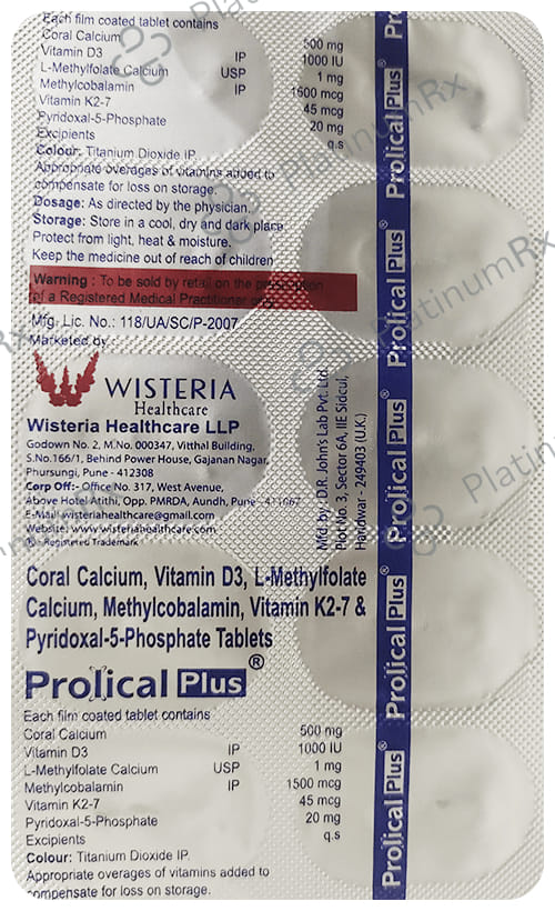 Prolical Plus Tablet 10s