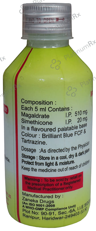 Coolest Oral Suspension Saunf Sugar Free 170ml