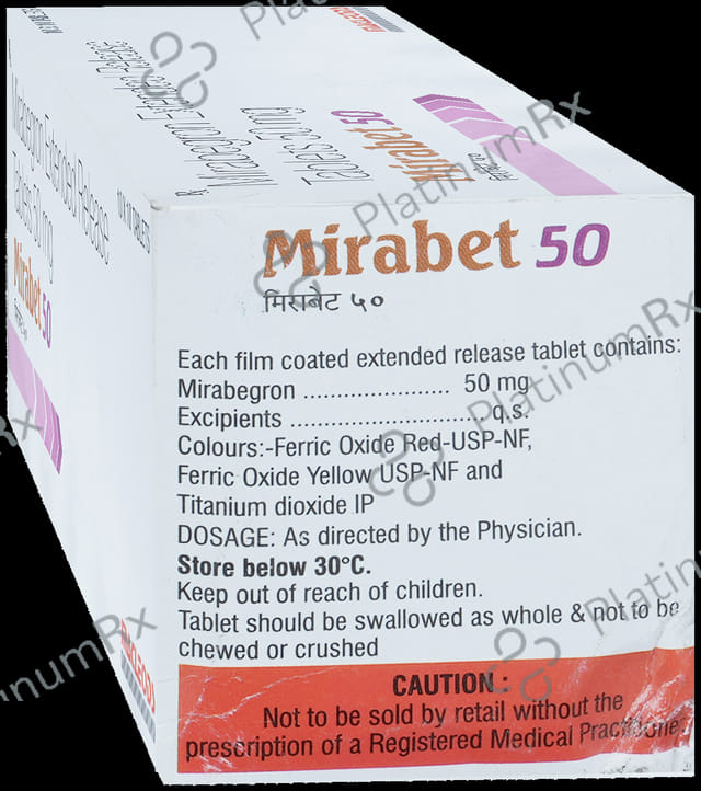Mirabet 50 Tablet ER