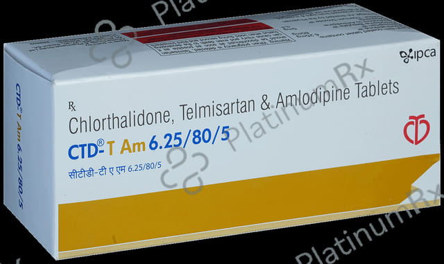 CTD T AM 5/6.25/80mg Tablet 10s