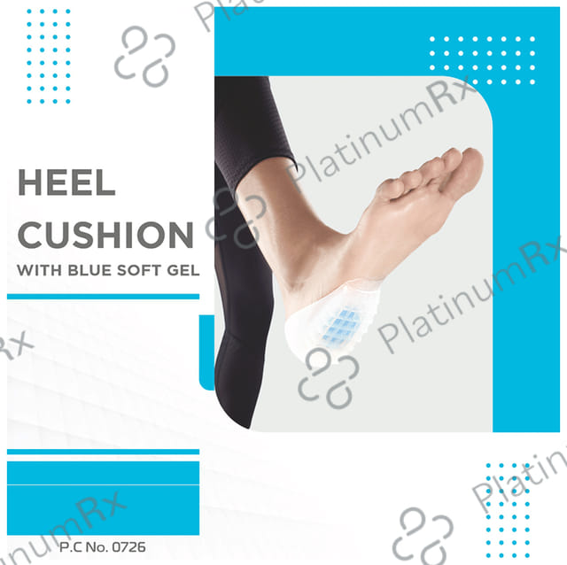 Vissco Core Heel Cushion with Blue Soft Gel 0726 Universal Blue