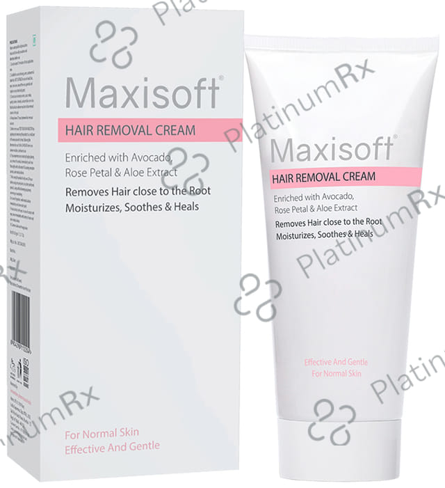 Maxisoft Hair Removal Cream (60gm Each) 2 Tubes