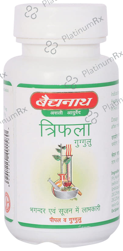Baidyanath (Jhansi) Triphala Guggulu Tablet 80 tablets