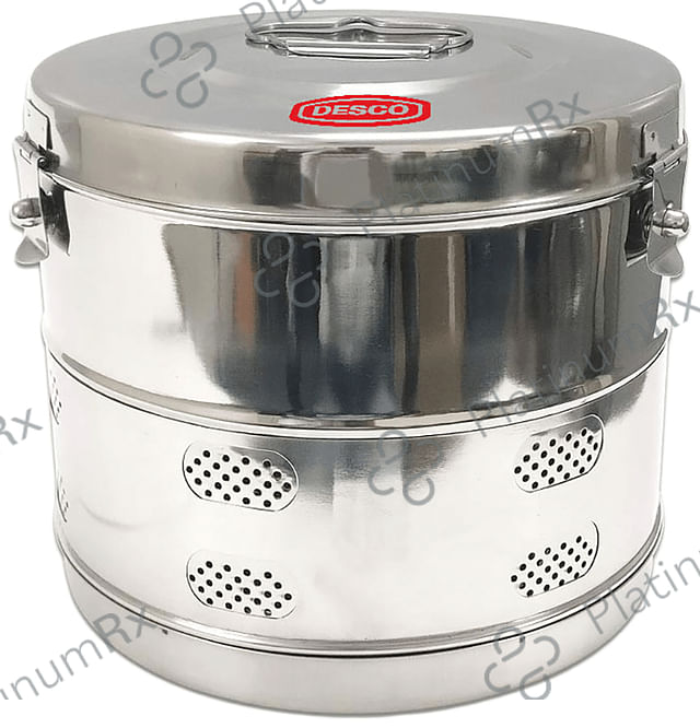 DESCO Dressing Drum Jointed Stainless Steel 202 Grade 9x9 inch