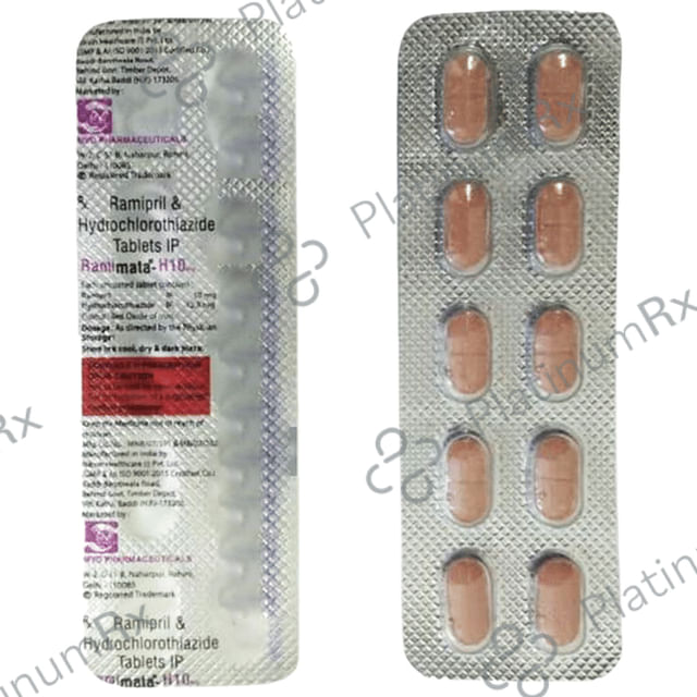Ramimata H 10mg/12.5mg Tablet