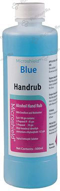 Microshield Blue Handrub Sanitizer 500 Sanitizer