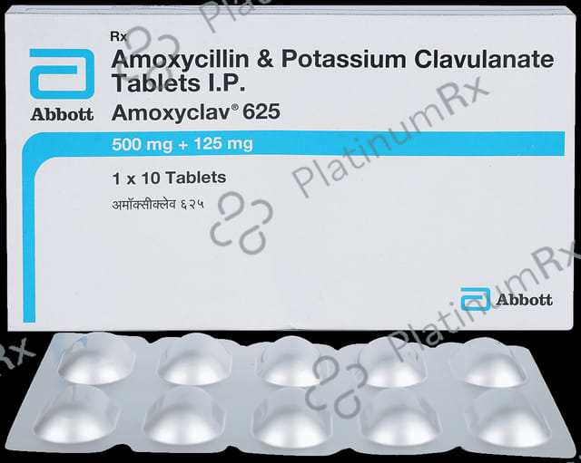 Amoxyclav 625mg Tablet 10s