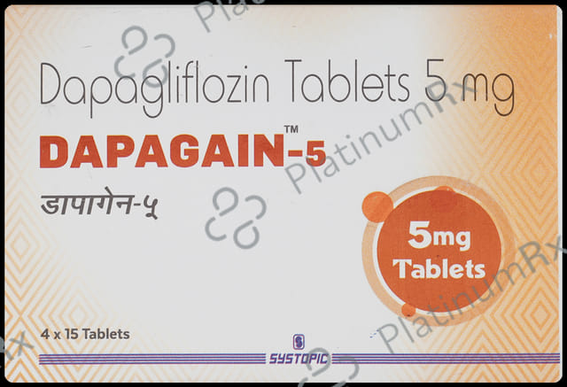 Dapagain 5mg Tablet 15s