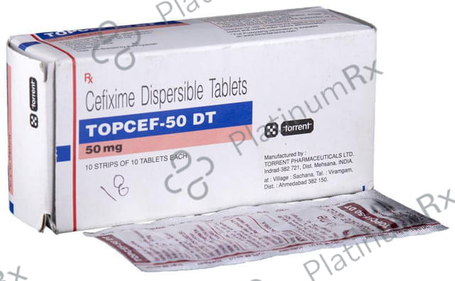 Topcef 50 DT Tablet