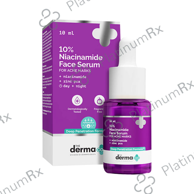 The Derma Co 10% Niacinamide Face Serum with Zinc & Vitamin B3 - For Acne Marks 10 ml