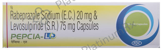 Pepcia L 75/20mg Capsule SR 10s