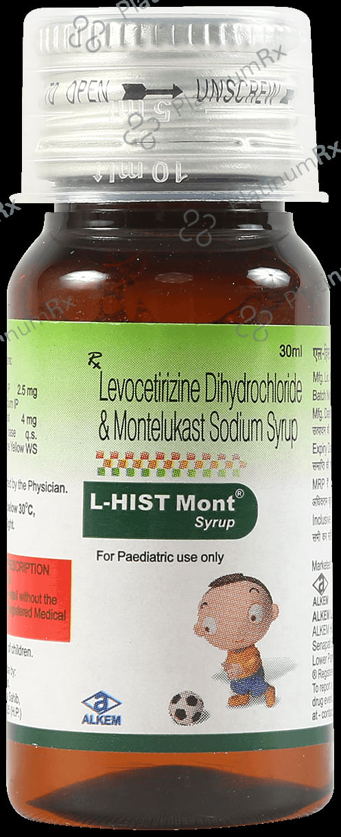 L Hist Mont 5/10mg Syrup 30ml