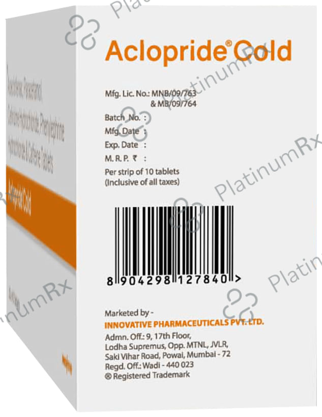 Aclopride Cold Tablet 10s
