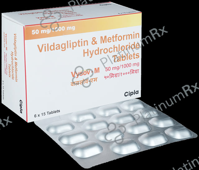 Vysov M 1000/50mg Tablet 15s