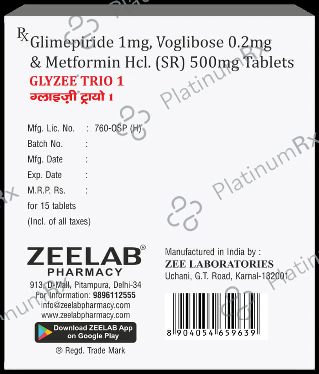 Glyzee Trio 1 Tablet SR
