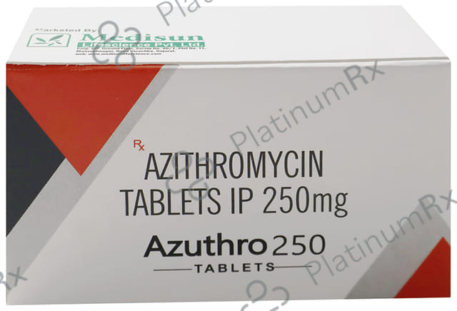 Azuthro 250mg Tablet 10s