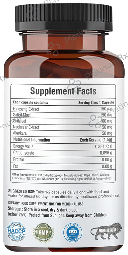 Raskam Healthcare Men's Performance Booster Capsule